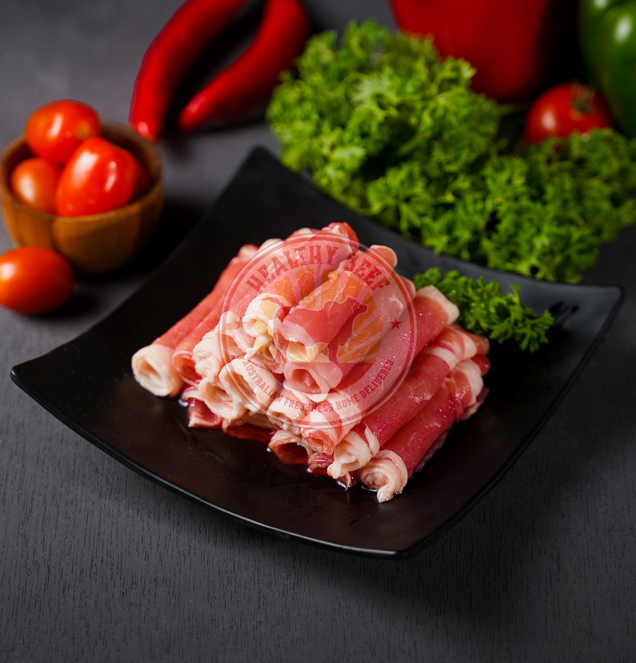 Sliced Shabu Shortplate